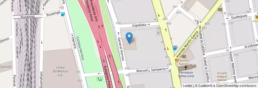 Mapa de ubicacion de Escuela Primaria Común 01 Estado Plurinacional de Bolivia, Barracas en 阿根廷, Ciudad Autónoma De Buenos Aires, Comuna 4, 布宜诺斯艾利斯.