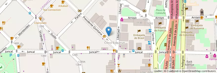 Mapa de ubicacion de Escuela Primaria Común 02 Domingo Faustino Sarmiento, Retiro en 阿根廷, Ciudad Autónoma De Buenos Aires, Comuna 1, 布宜诺斯艾利斯.