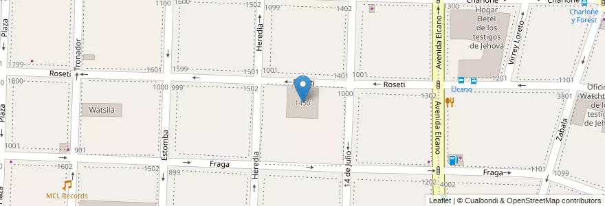 Mapa de ubicacion de Escuela Primaria Común 02 General Mariano Acha, Villa Ortuzar en Argentinien, Ciudad Autónoma De Buenos Aires, Buenos Aires, Comuna 15.
