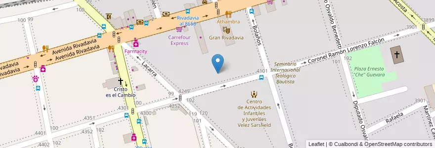 Mapa de ubicacion de Escuela Primaria Común 02 Maximio S. Victoria, Velez Sarsfield en Arjantin, Ciudad Autónoma De Buenos Aires, Buenos Aires, Comuna 10.