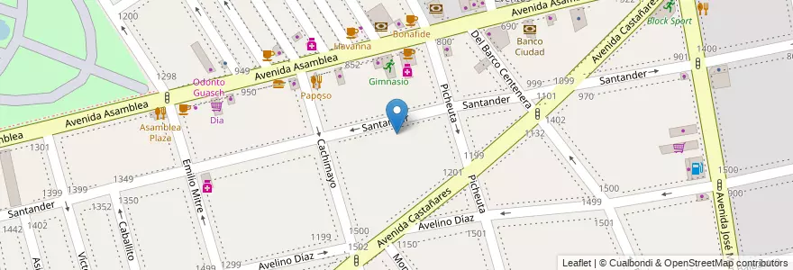 Mapa de ubicacion de Escuela Primaria Común 02 Tomás Santa Coloma, Parque Chacabuco en Argentine, Ciudad Autónoma De Buenos Aires, Comuna 7, Buenos Aires.