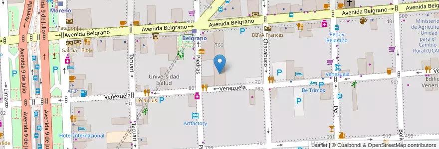 Mapa de ubicacion de Escuela Primaria Común 04 Cnel. Isidoro Suarez, Montserrat en Argentina, Ciudad Autónoma De Buenos Aires, Comuna 1, Buenos Aires.
