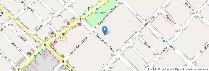 Mapa de ubicacion de Escuela Primaria Común 06 Estado de Israel, Villa Devoto en Arjantin, Ciudad Autónoma De Buenos Aires, Buenos Aires, Comuna 10.
