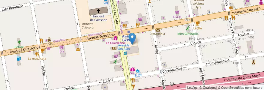 Mapa de ubicacion de Escuela Primaria Común 06 San José de Calasanz, Boedo en آرژانتین, Ciudad Autónoma De Buenos Aires, Comuna 5, Buenos Aires.