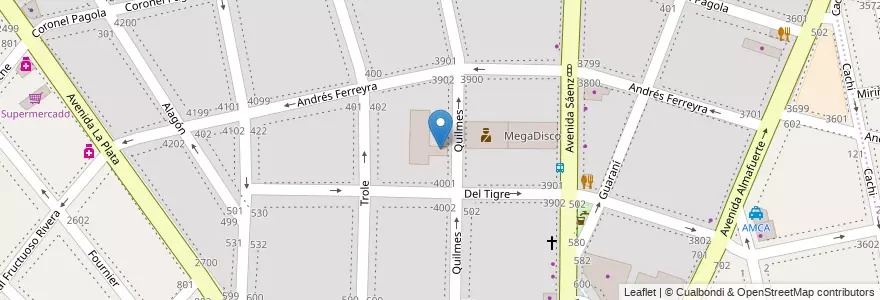 Mapa de ubicacion de Escuela Primaria Común 07 Aeronáutica Argentina, Nueva Pompeya en Argentinien, Ciudad Autónoma De Buenos Aires, Comuna 4, Buenos Aires.