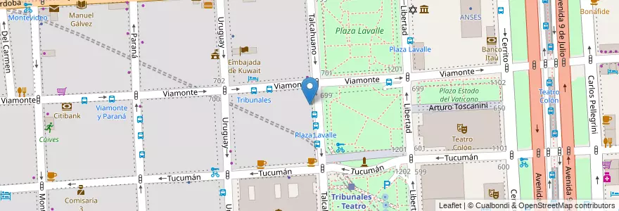 Mapa de ubicacion de Escuela Primaria Común 08 Nicolás Avellaneda, San Nicolas en آرژانتین, Ciudad Autónoma De Buenos Aires, Comuna 1, Buenos Aires.