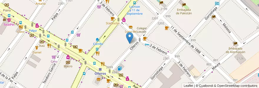 Mapa de ubicacion de Escuela Primaria Común 10 Manuel Lainez, Palermo en Argentine, Ciudad Autónoma De Buenos Aires, Buenos Aires, Comuna 14.
