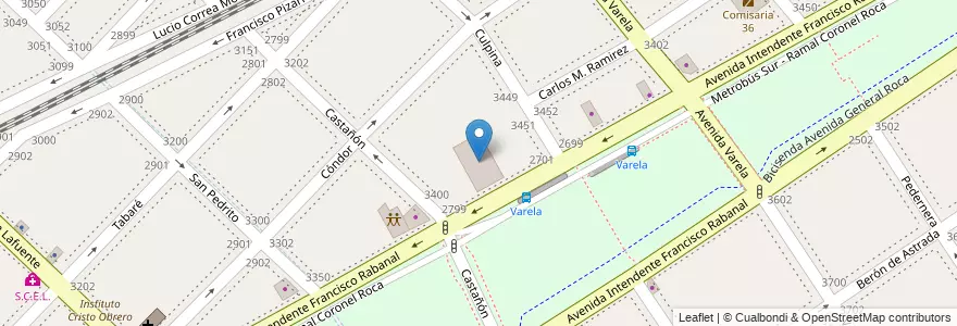 Mapa de ubicacion de Escuela Primaria Común 14 Capitana María Remedios del Valle, Villa Soldati en آرژانتین, Ciudad Autónoma De Buenos Aires, Buenos Aires, Comuna 8.