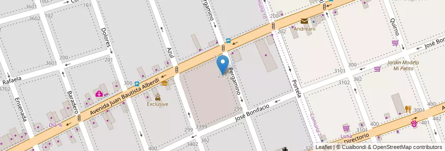 Mapa de ubicacion de Escuela Primaria Común 14 Hogar Naval Stella Maris, Floresta en Arjantin, Ciudad Autónoma De Buenos Aires, Buenos Aires, Comuna 10.