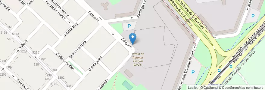 Mapa de ubicacion de Escuela Primaria Común 15 Doctor Carlos Alberto Veronelli, Villa Lugano en Arjantin, Ciudad Autónoma De Buenos Aires, Buenos Aires, Comuna 8.
