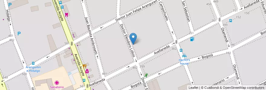 Mapa de ubicacion de Escuela Primaria Común 15 Gral. José Gervasio de Artigas, Caballito en الأرجنتين, Ciudad Autónoma De Buenos Aires, Buenos Aires, Comuna 6.