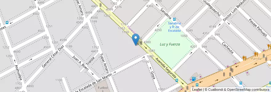 Mapa de ubicacion de Escuela Primaria Común 15 Manuel Peña, Velez Sarsfield en الأرجنتين, Ciudad Autónoma De Buenos Aires, Buenos Aires, Comuna 10.