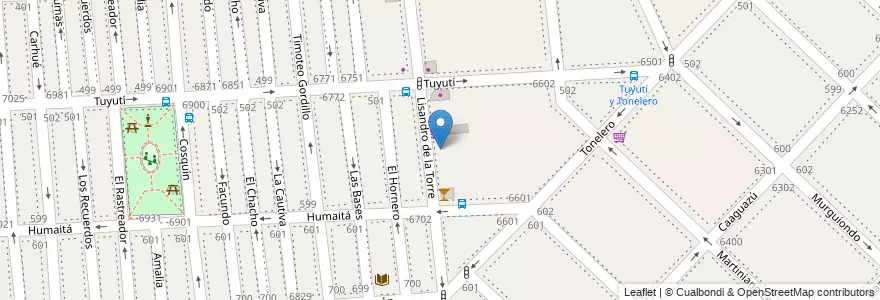 Mapa de ubicacion de Escuela Primaria Común 15 República Islámica de Pakistán, Liniers en Arjantin, Ciudad Autónoma De Buenos Aires, Comuna 9, Buenos Aires.
