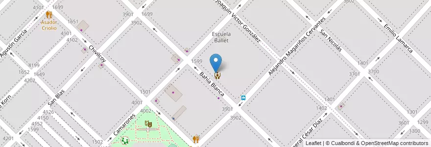 Mapa de ubicacion de Escuela Primaria Común 16 Ernesto Alejandro Bavio, Floresta en الأرجنتين, Ciudad Autónoma De Buenos Aires, Buenos Aires, Comuna 10.