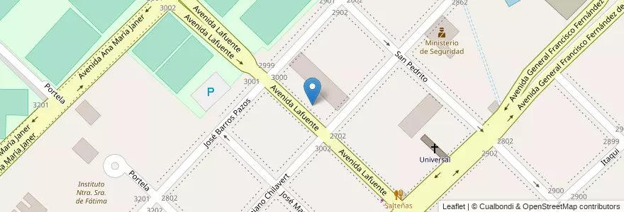 Mapa de ubicacion de Escuela Primaria Común 16 William C. Morris, Villa Soldati en Argentinië, Ciudad Autónoma De Buenos Aires, Buenos Aires, Comuna 8.