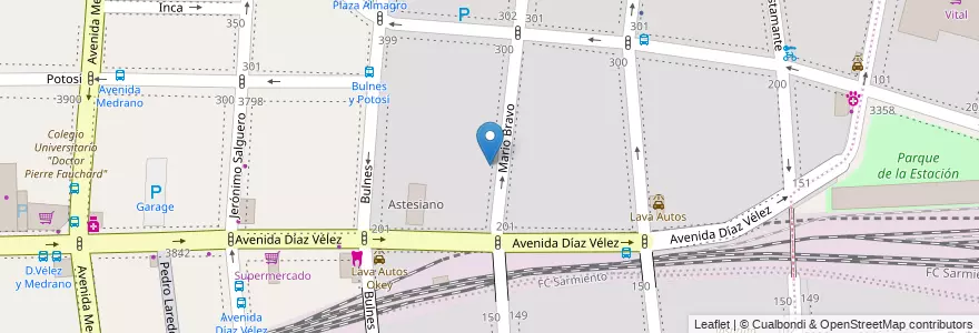 Mapa de ubicacion de Escuela Primaria Común 18 Alejandro Carbo, Almagro en آرژانتین, Ciudad Autónoma De Buenos Aires, Comuna 5, Buenos Aires.