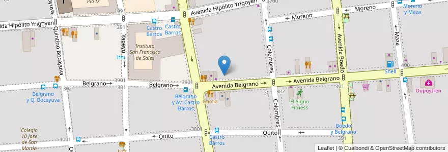 Mapa de ubicacion de Escuela Primaria Común 18 Doctor Antonio Bermejo, Almagro en Argentinië, Ciudad Autónoma De Buenos Aires, Comuna 5, Buenos Aires.
