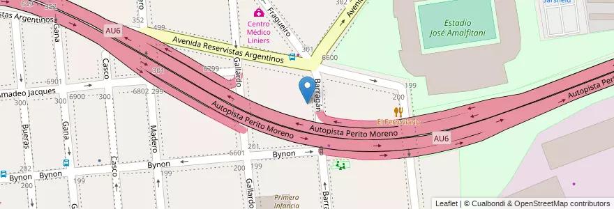 Mapa de ubicacion de Escuela Primaria Común 20 Mariano Sánchez de Loria, Versalles en Arjantin, Ciudad Autónoma De Buenos Aires, Buenos Aires, Comuna 10.