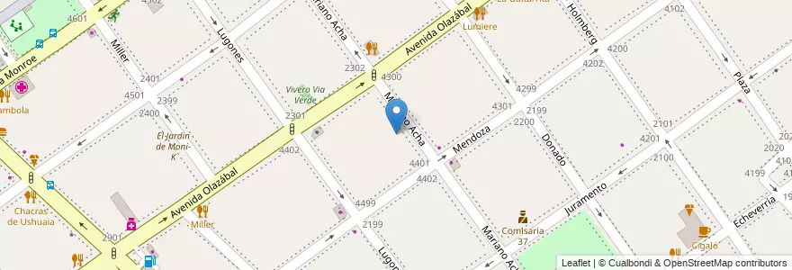 Mapa de ubicacion de Escuela Primaria Común 21 Lic. Justo José Nuñez, Villa Urquiza en آرژانتین, Ciudad Autónoma De Buenos Aires, Comuna 12, Buenos Aires.