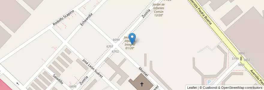 Mapa de ubicacion de Escuela Primaria Común 22 Rufino Luro Cambaceres, Villa Lugano en アルゼンチン, Ciudad Autónoma De Buenos Aires, ブエノスアイレス, Comuna 8.