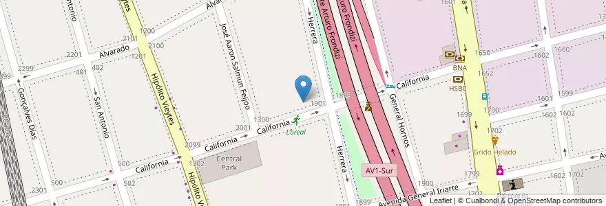 Mapa de ubicacion de Escuela Primaria Común 24 Presidente Derqui, Barracas en 阿根廷, Ciudad Autónoma De Buenos Aires, Comuna 4, 布宜诺斯艾利斯.