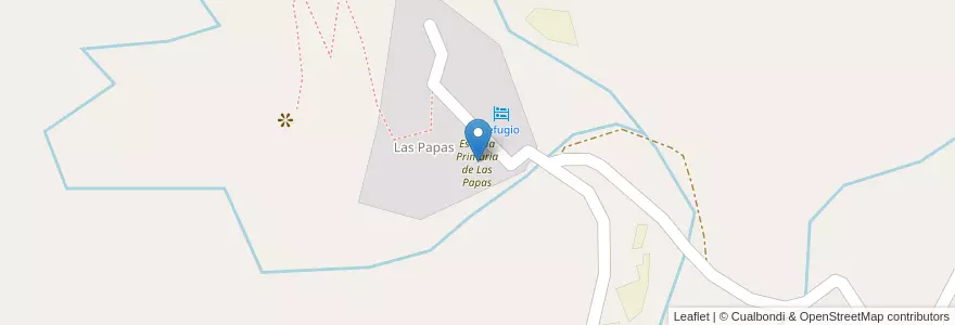 Mapa de ubicacion de Escuela Primaria de Las Papas en Argentinië, Catamarca, Departamento Tinogasta, Municipio De Fiambalá.