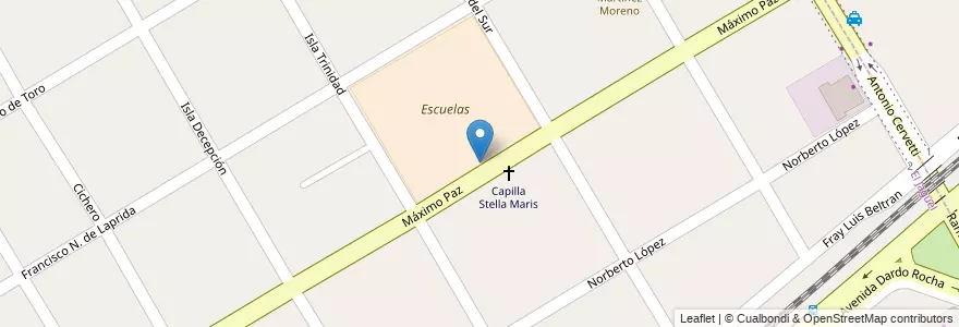 Mapa de ubicacion de Escuela Primaria N* 12 en Argentina, Provincia Di Buenos Aires, Partido De Esteban Echeverría.