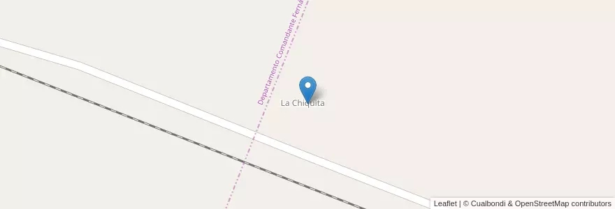 Mapa de ubicacion de Escuela Primaria N 200 Anexo 1 en Arjantin, Chaco, Departamento Quitilipi, Municipio De Quitilipi.