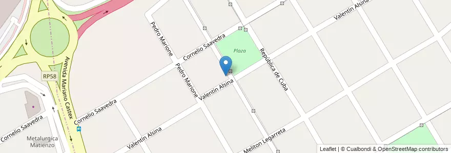 Mapa de ubicacion de Escuela Primaria N* 33 en Arjantin, Buenos Aires, Partido De Esteban Echeverría, El Jagüel.