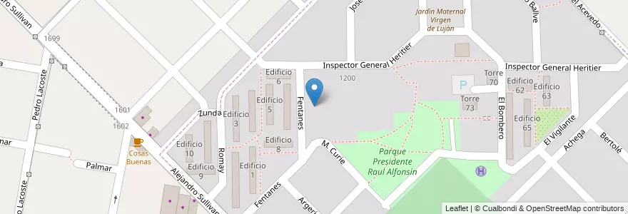 Mapa de ubicacion de Escuela Primaria N* 36 en Argentina, Provincia Di Buenos Aires, Partido De Merlo, San Antonio De Padua.