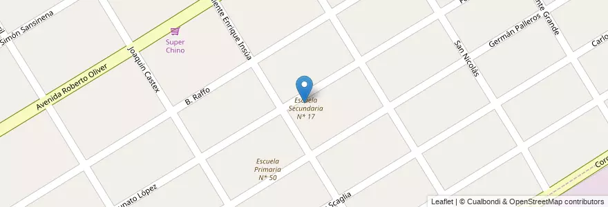 Mapa de ubicacion de Escuela Primaria N* 43 en 아르헨티나, 부에노스아이레스주, Partido De Esteban Echeverría, 9 De Abril.