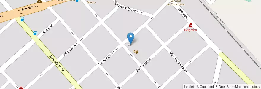 Mapa de ubicacion de Escuela Primaria N° 449 "Municipalidad Ciudad Perico" en Argentinien, Jujuy, Departamento El Carmen, Municipio De Perico, Perico.