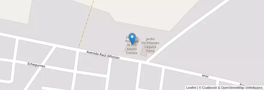 Mapa de ubicacion de Escuela Primaria N 599 Adolfo Connte en Argentinien, Corrientes, Departamento Capital, Corrientes, Corrientes.