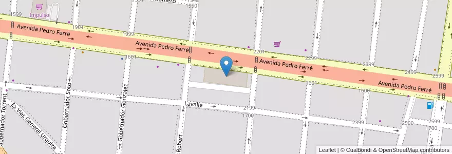 Mapa de ubicacion de Escuela Primaria N 7 Isabel Vera en アルゼンチン, コリエンテス州, Departamento Capital, Corrientes, Corrientes.