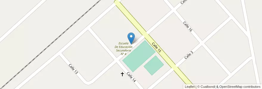 Mapa de ubicacion de Escuela Primaria N°12 en アルゼンチン, ブエノスアイレス州, Partido De Colón, Pearson.