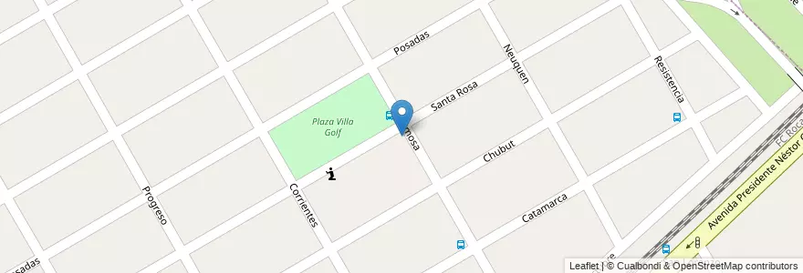 Mapa de ubicacion de Escuela Primaria N°13 y Escuela Media N°304 en 아르헨티나, 부에노스아이레스주, Partido De Ezeiza, La Unión.