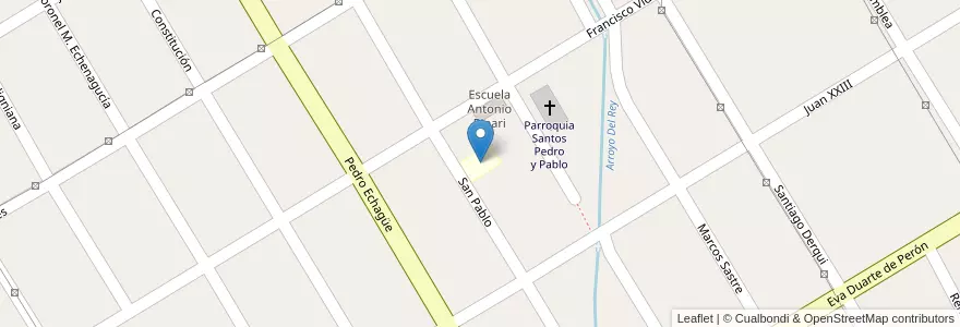 Mapa de ubicacion de Escuela Primaria N°20 Juana Paula Manso en Arjantin, Buenos Aires, Partido De Almirante Brown, Burzaco.