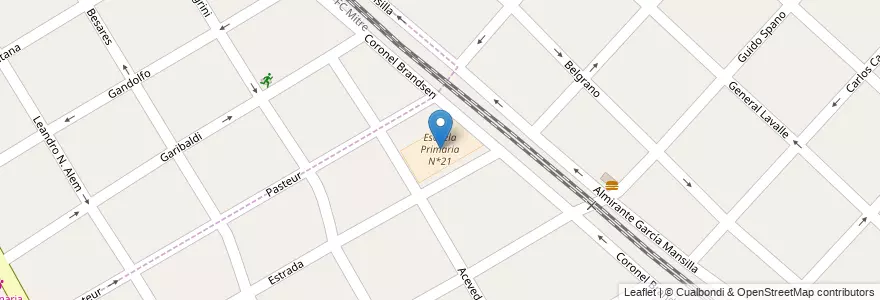 Mapa de ubicacion de Escuela Primaria N*21 en Arjantin, Buenos Aires, Partido De San Fernando, Victoria.