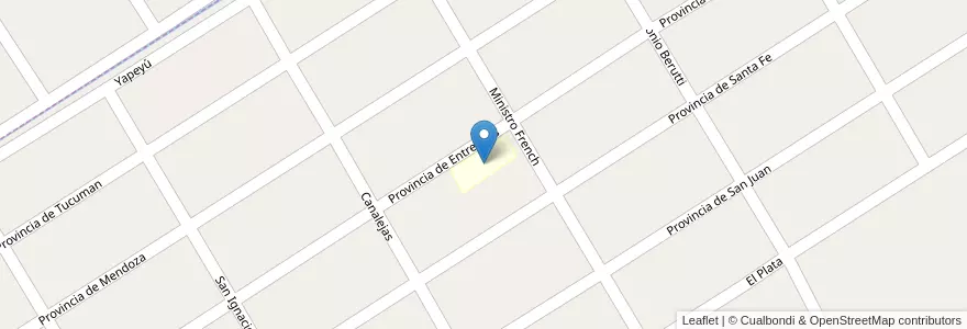 Mapa de ubicacion de Escuela Primaria Nº 81 en 阿根廷, 布宜诺斯艾利斯省, Partido De Almirante Brown, Glew.