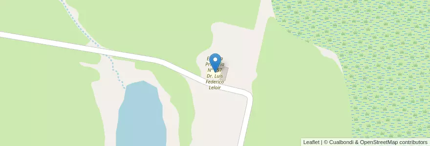 Mapa de ubicacion de Escuela Primaria Nº 857 Dr. Luis Federico Leloir en Аргентина, Корриентес, Departamento Lavalle, Municipio De Yatay Tí Calle, Punta Ifrán.