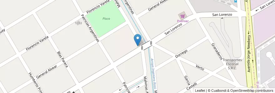 Mapa de ubicacion de Escuela Primaria Nº9 Ezeiza en アルゼンチン, ブエノスアイレス州, Ezeiza.