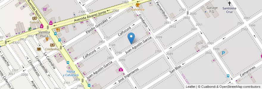 Mapa de ubicacion de Escuela Primaria p/Adultos 07 República de México, Villa Santa Rita en Argentina, Ciudad Autónoma De Buenos Aires, Buenos Aires, Comuna 11.