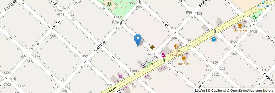 Mapa de ubicacion de Escuela Primaria p/Adultos 10 Alfonsina Storni, Liniers en アルゼンチン, Ciudad Autónoma De Buenos Aires, Comuna 9, ブエノスアイレス.