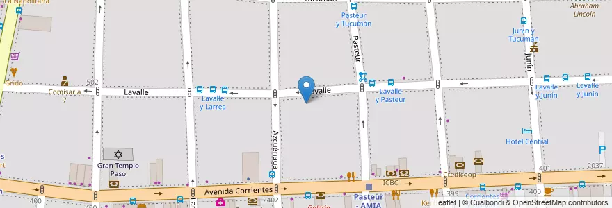 Mapa de ubicacion de Escuela Primaria p/Adultos 10 Presidente Manuel Quintana, Balvanera en Argentinië, Ciudad Autónoma De Buenos Aires, Comuna 3, Buenos Aires.