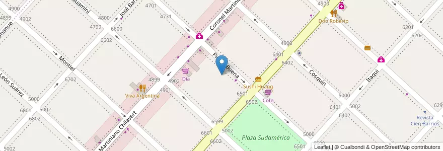 Mapa de ubicacion de Escuela Primaria p/Adultos 13 Doctor Alfredo Lanari, Villa Riachuelo en آرژانتین, Ciudad Autónoma De Buenos Aires, Buenos Aires, Comuna 8.