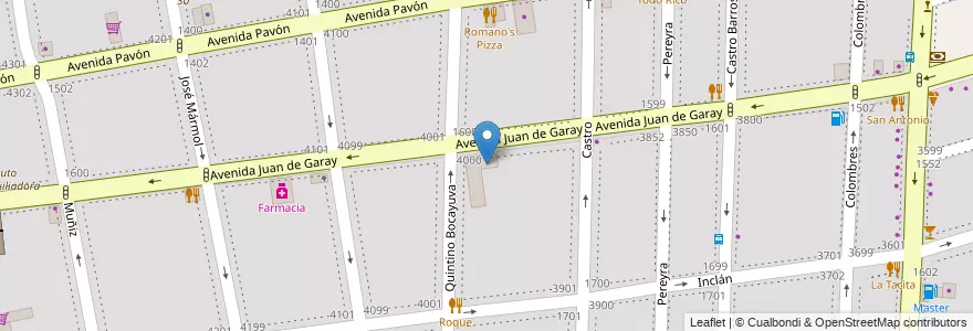Mapa de ubicacion de Escuela Primaria p/Adultos 26 República de Colombia, Boedo en Argentinië, Ciudad Autónoma De Buenos Aires, Comuna 5, Buenos Aires.