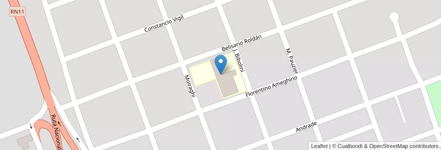 Mapa de ubicacion de Escuela Privada Catolica - Maria Auxiliadora Paredes en Аргентина, Формоса, Departamento Formosa, Municipio De Formosa, Formosa.