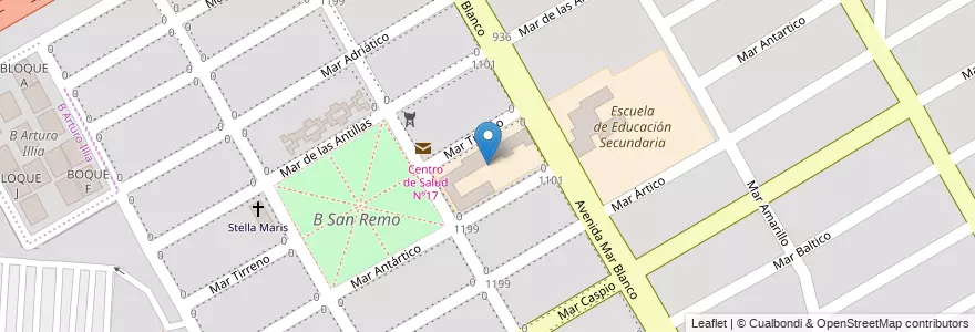 Mapa de ubicacion de Escuela Profesor Alejandro Gauffin en Argentinien, Salta, Capital, Municipio De Salta, Salta.