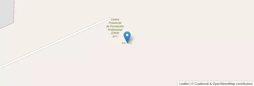 Mapa de ubicacion de Escuela Provincial de Educación Técnica (EPET) N°10 en 아르헨티나, La Pampa, Departamento Conhelo, Municipio De Eduardo Castex.