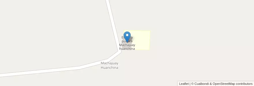 Mapa de ubicacion de Escuela publica Machajuay huanchina en アルゼンチン, サンティアゴ・デル・エステロ州, Departamento Figueroa.